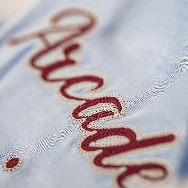 Retro Embroidered Yokosuka Baseball Jacket