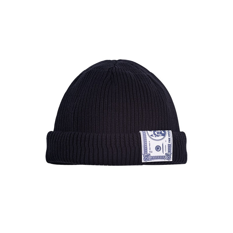 Vintage Winter Knitted Wool Beanie Hat