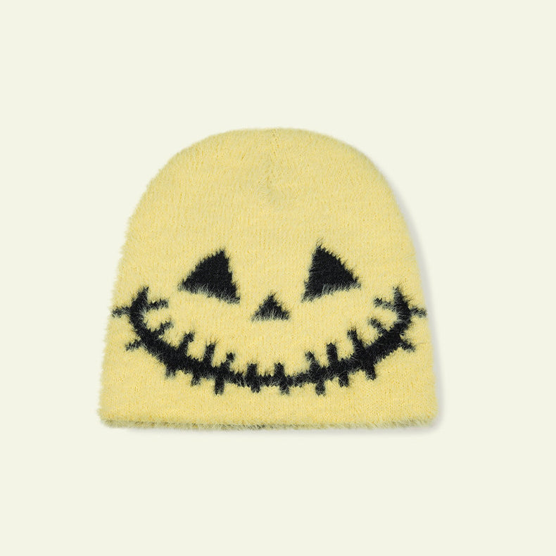 Retro Halloween Pumpkin Autumn Style Print Hat