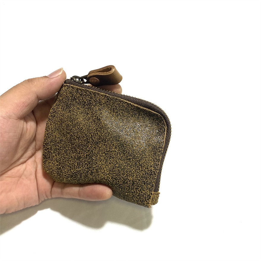 Vintage Zipper Cards Holder Coin Wallet