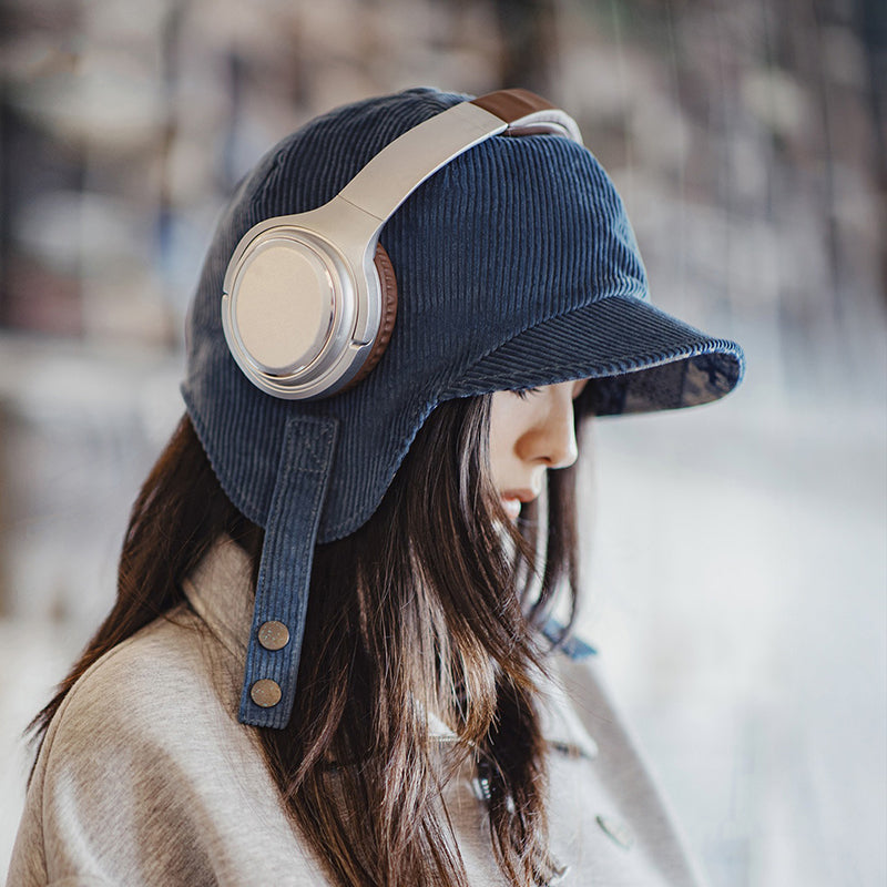 Retro Corduroy Windproof Ear Protection Hat
