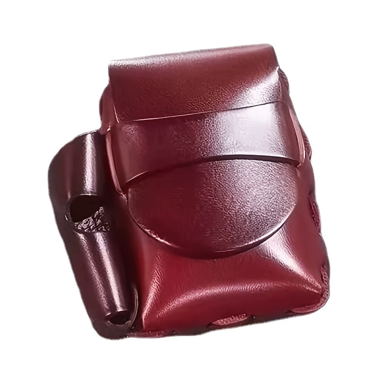 Vintage Handmade Vegetable Tanned Leather Cigarette Case