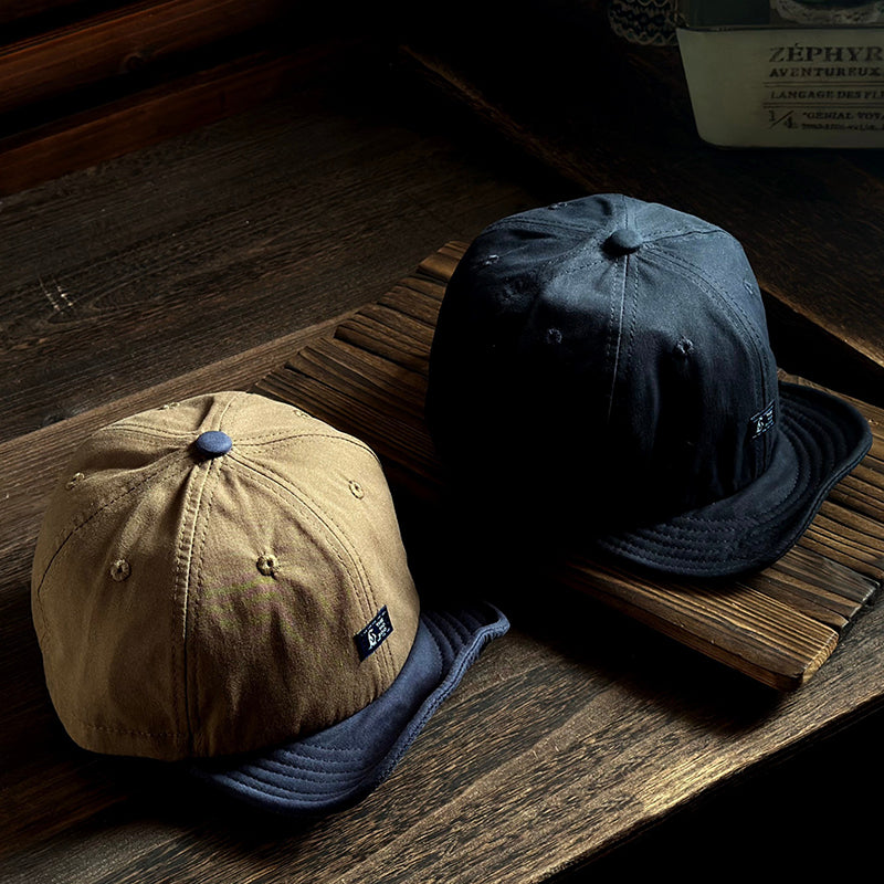 Retro Flip Hat Beret Casual Cap Adjustable Hat