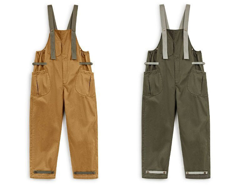 Vintage Casual Work Style Overalls