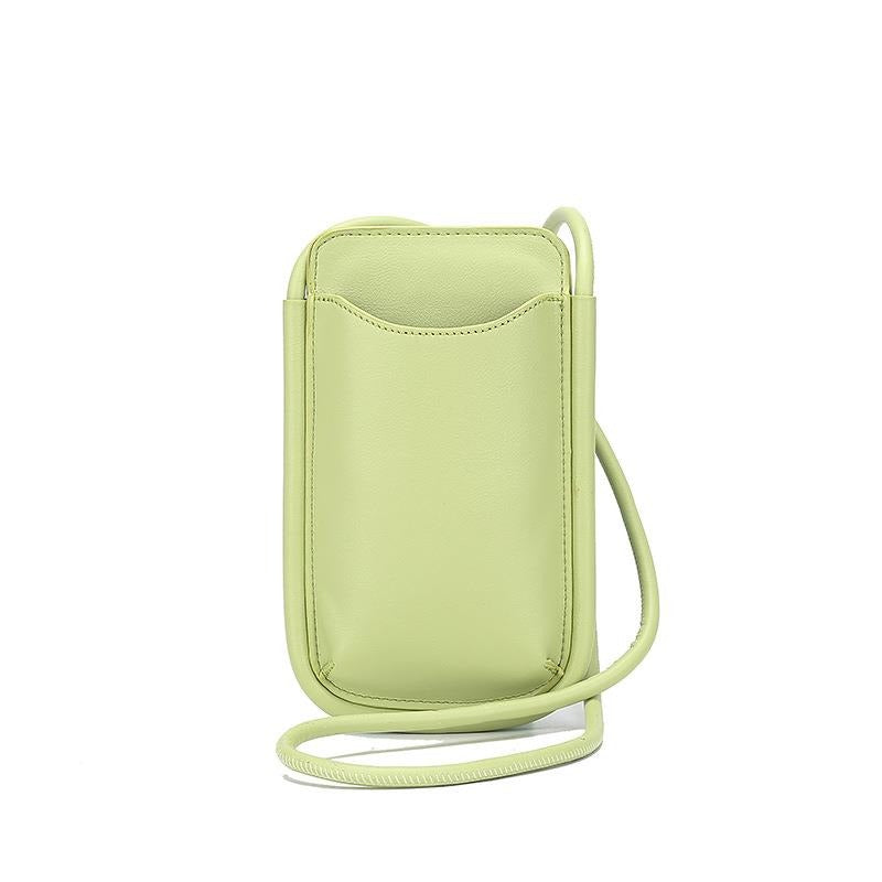 Retro Simple Solid Color Phone Bag