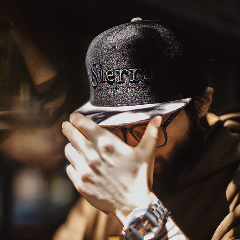 Retro Baseball Cap Woolen Embroidered Hat