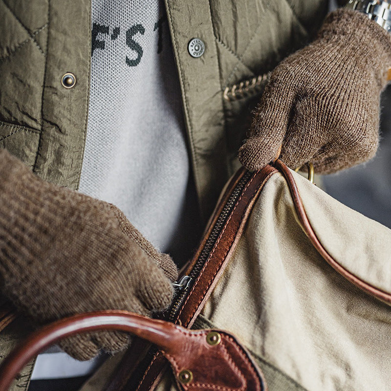 Retro Velvet Finger Touch Screen Gloves