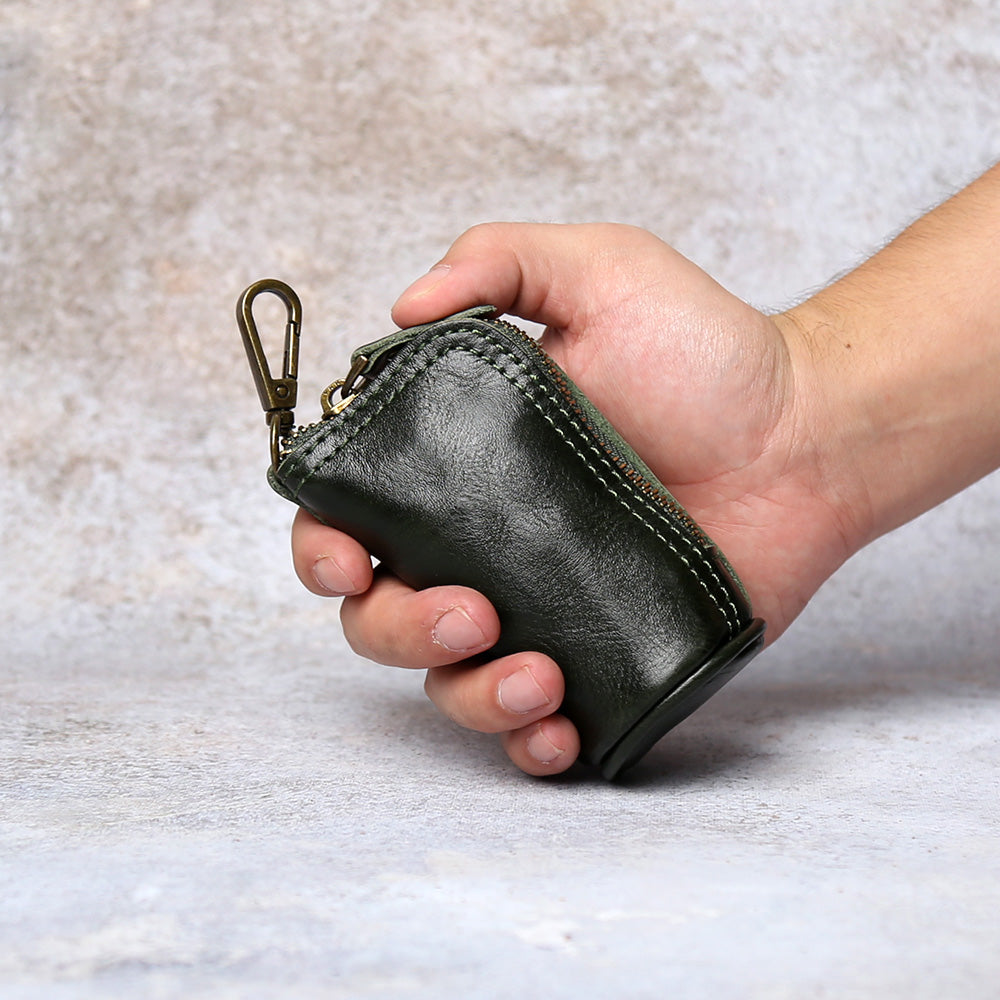 Retro Handmade Leather Key Bags Waist Bags