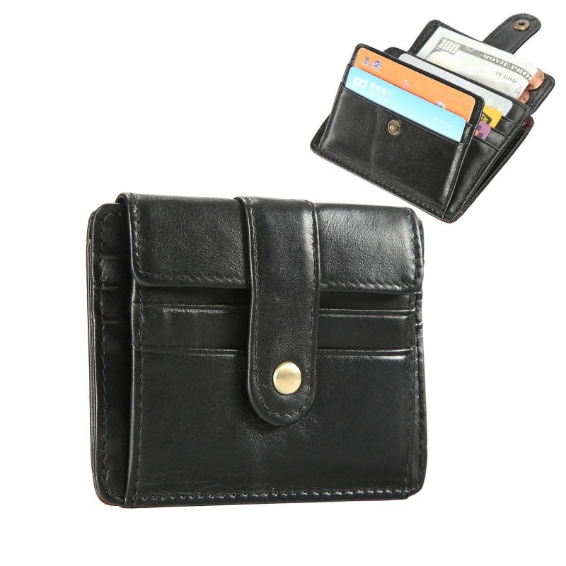 Retro Handmade Leather Card Wallets