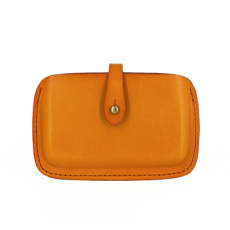 Retro Handmade Leather Card Holder