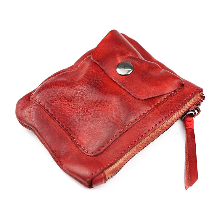 Retro Zipper Small Coin Bags Wallets