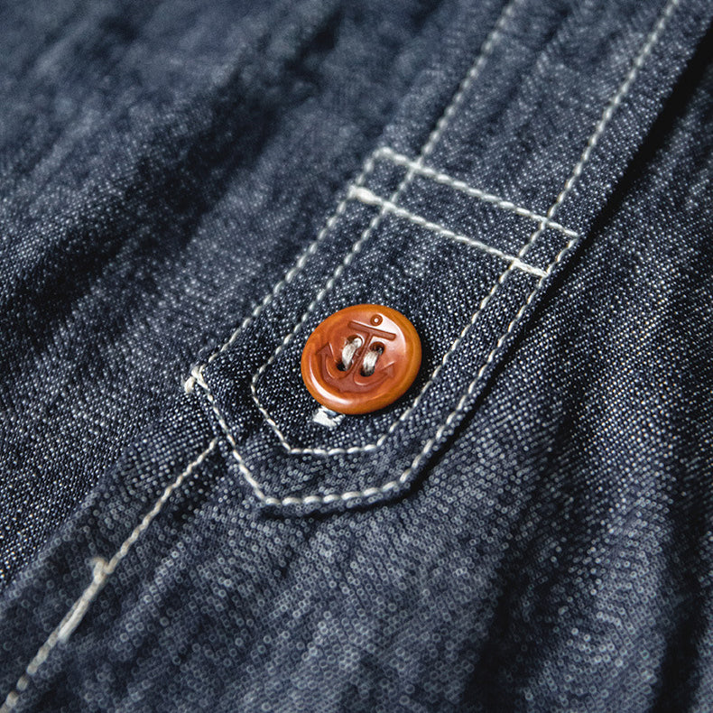 Retro Denim Chief Petty Officer Shirts