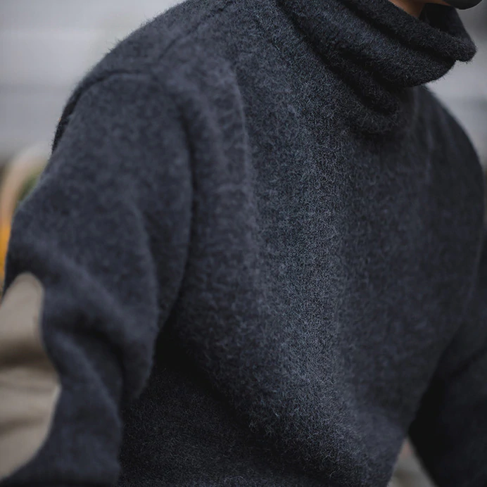 Vintage Warm Soft Mohair Turtleneck Sweater