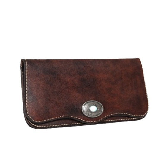 Retro Handmade Leather Wallet Multi-card Slots Wallet