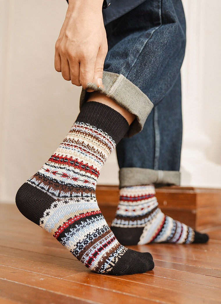 Men's Retro Ethnic Style Wool Socks