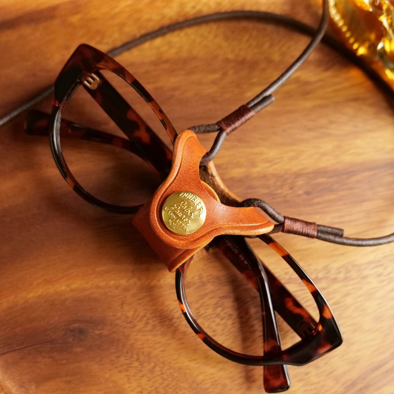 Retro Handmade Leather Portable Glasses Lanyard