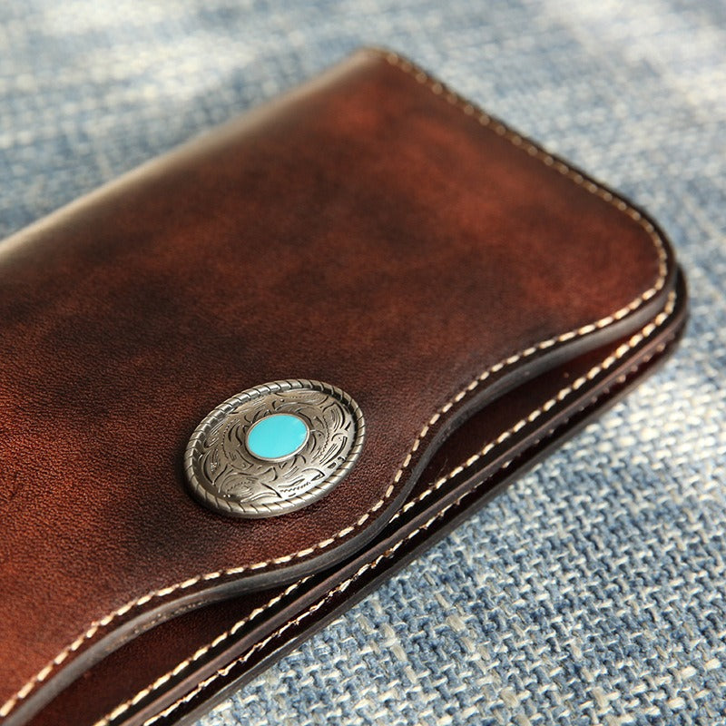 Retro Handmade Leather Wallet Multi-card Slots Wallet