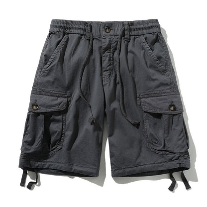 Retro Military Style Casual Cargo Camouflage Shorts