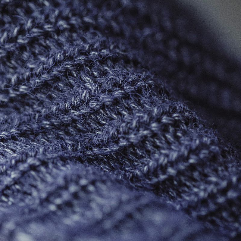 Vintage Winter Sailor Navy Knitted Beanie Hat