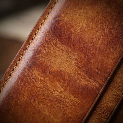 Retro Handmade Leather Card Wallets