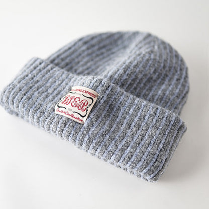 Retro Striped Knitted Hat