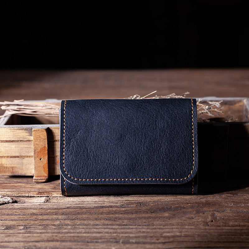 Retro Handmade Leather Card Holder