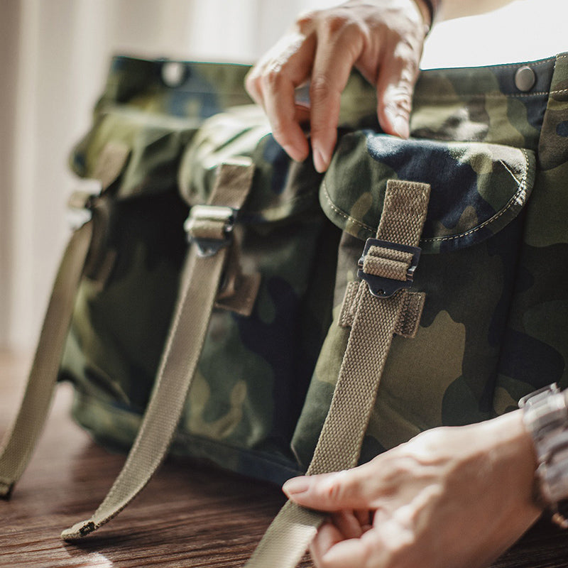 Retro Camouflage Tactical Crossbody Bag