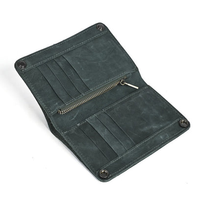 Retro Handmade Leather Wallet Multi-card Slots Wallet