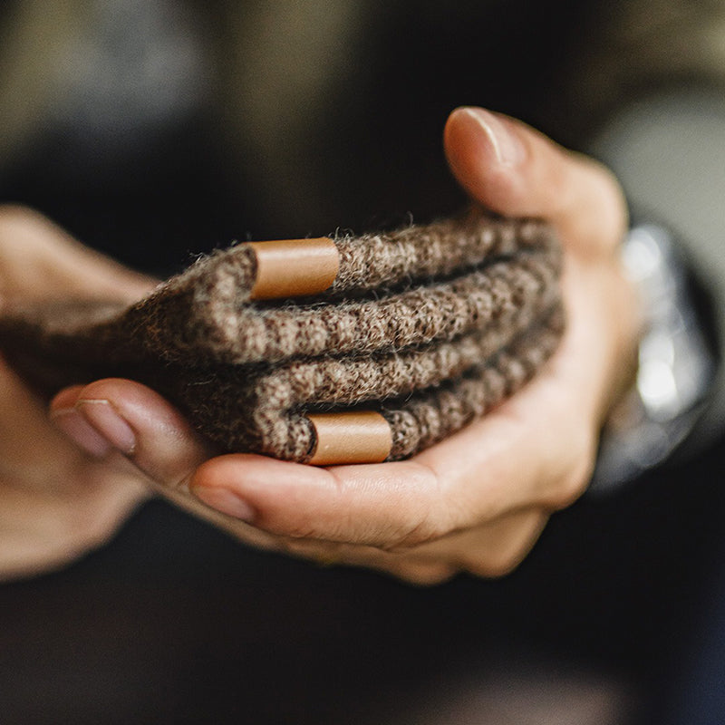 Retro Velvet Finger Touch Screen Gloves