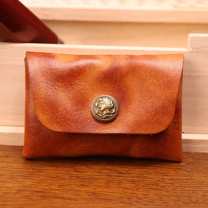 Handmade Retro Card Holder Leather Wallet