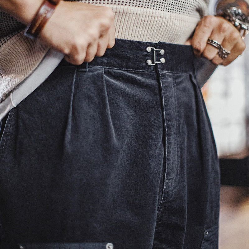 Retro Corduroy Cotton Casual Workwear Pants
