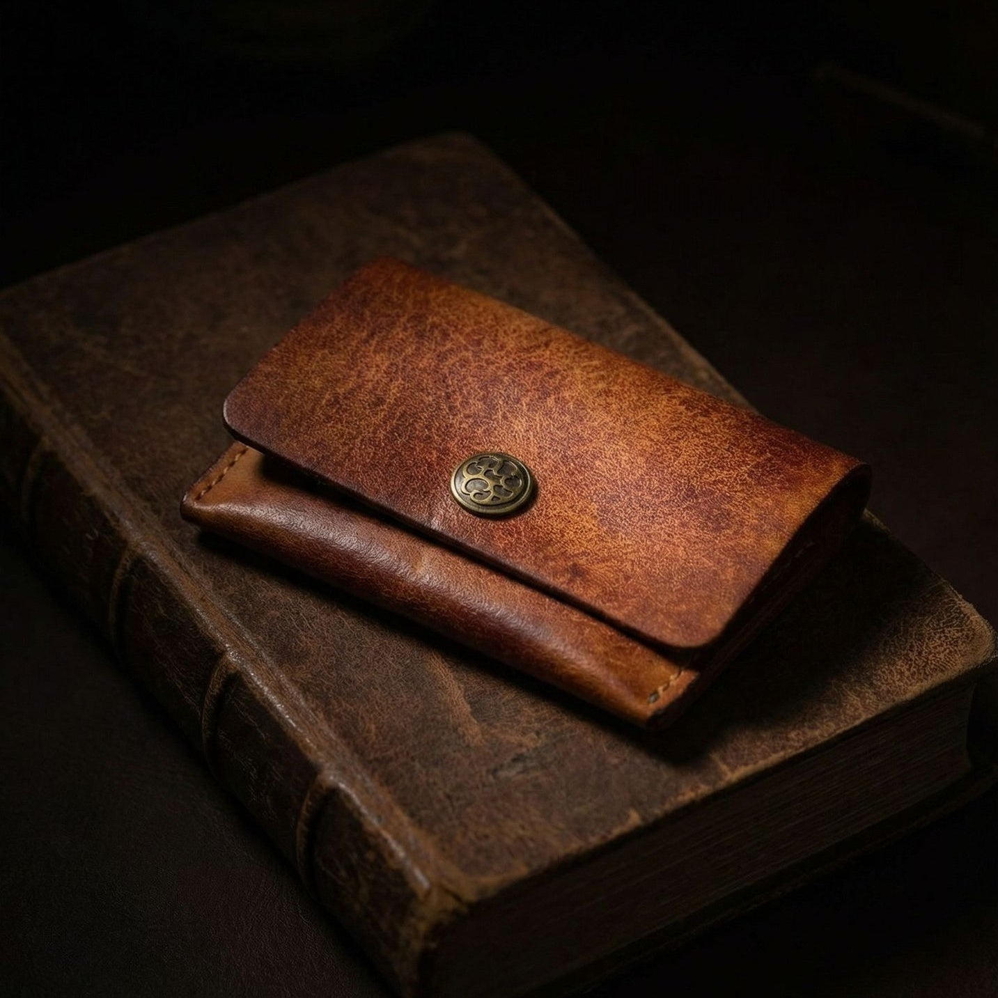 Retro Handmade Leather Card Wallets