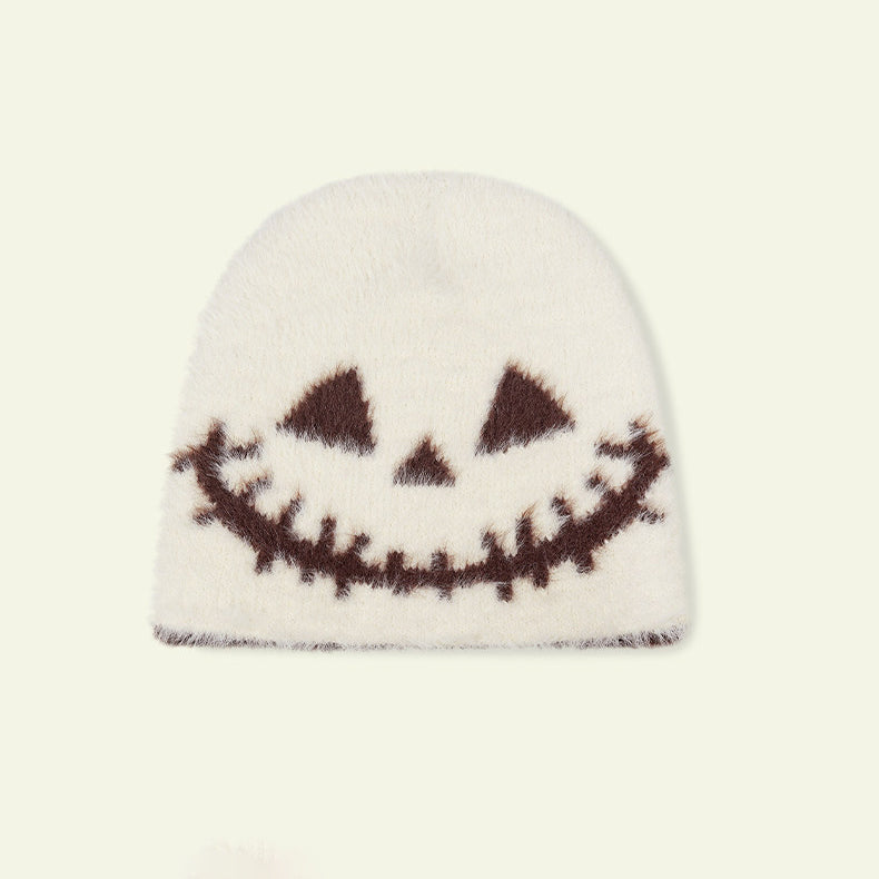 Retro Halloween Pumpkin Autumn Style Print Hat