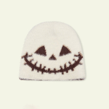 Retro Halloween Pumpkin Autumn Style Print Hat