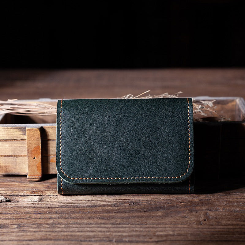 Retro Handmade Leather Card Holder