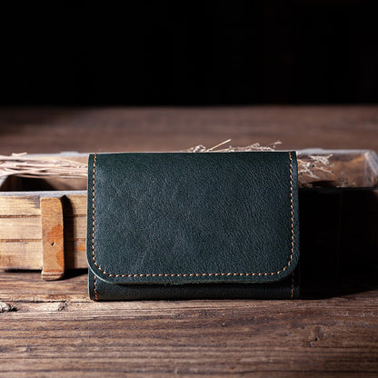 Retro Handmade Leather Card Holder