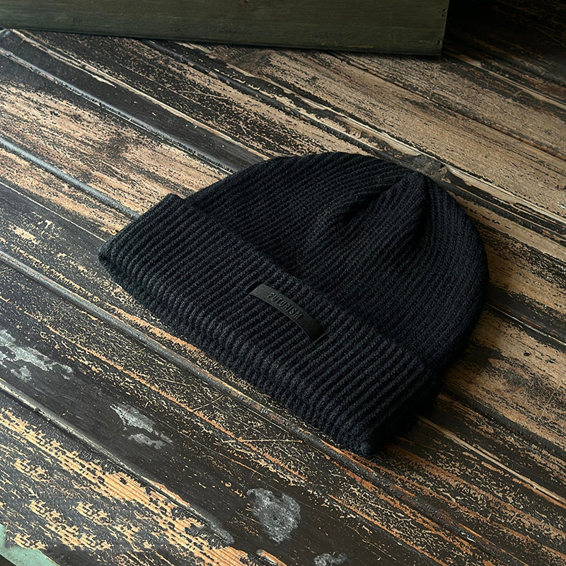 Vintage Winter Knitted Beanie Hat