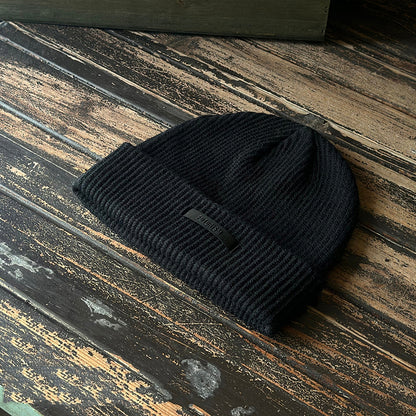 Vintage Winter Knitted Beanie Hat