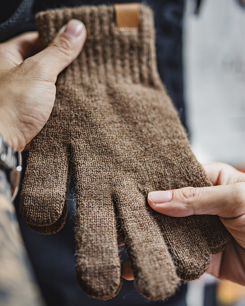 Retro Velvet Finger Touch Screen Gloves