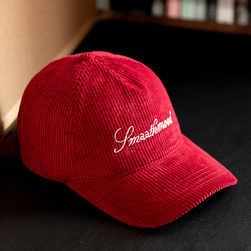 Retro Corduroy Flip Hat Beret Casual Cap Adjustable Hat