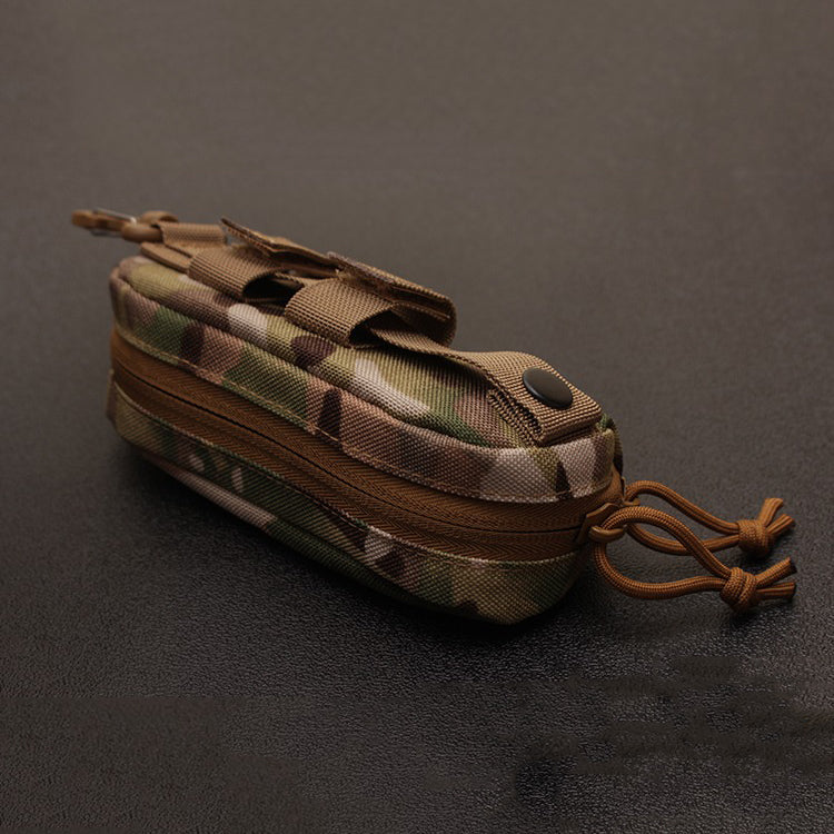 Retro Military Style Glasses Case