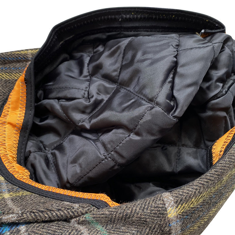 Retro Painter Beret Wool Newsboy Hat