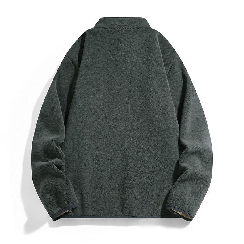 Retro Couple Winter Warm Velvet Casual Coat