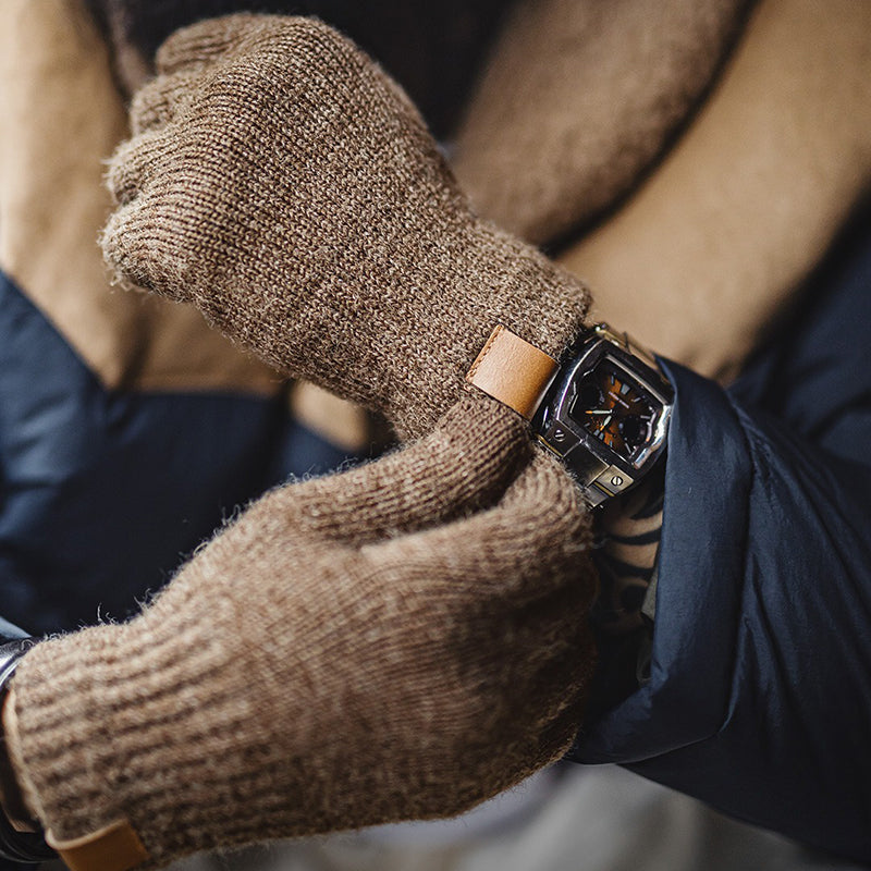 Retro Velvet Finger Touch Screen Gloves