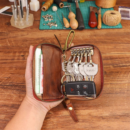 Retro Handmade Leather Key Bags