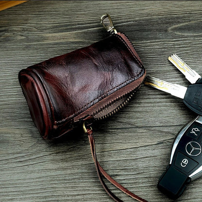 Retro Handmade Leather Key Bags Waist Bags