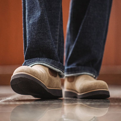 Retro Leather Suede Work Boots