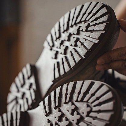 Retro Leather Wilderness Boots