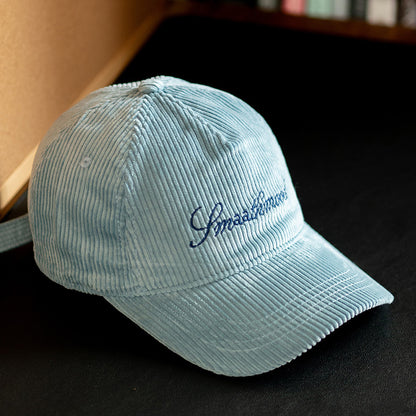 Retro Corduroy Flip Hat Beret Casual Cap Adjustable Hat