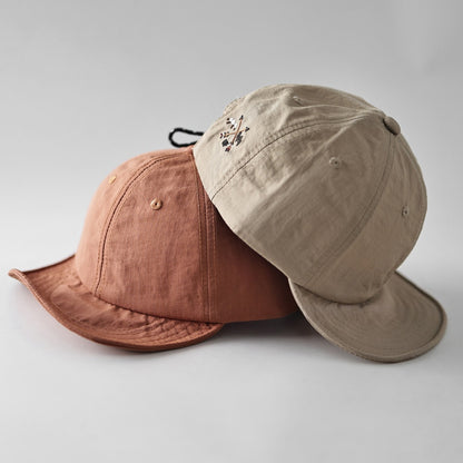 Retro Summer Embroidery Moutain Cap